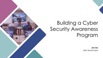 Building A Cyber Security Awareness Program PPT Structure AT