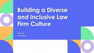 Building A Diverse And Inclusive Law Firm Culture PPT Presentation AT