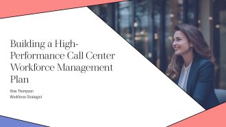 Building A High Performance Call Center Workforce Management Plan PPT Slides AT