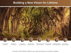 Building a new vision for lifetime