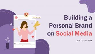 Building A Personal Brand On Social Media Powerpoint Presentation Slides Branding CD