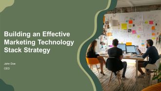 Building An Effective Marketing Technology Stack Strategy PPT Template AT