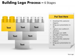 9171775 style variety 1 lego 6 piece powerpoint presentation diagram infographic slide