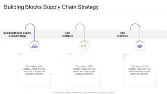 Building Blocks Supply Chain Strategy In Powerpoint And Google Slides Cpb