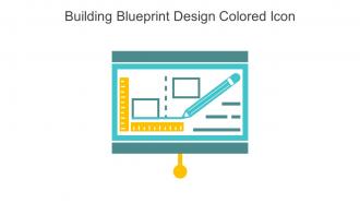 Building Blueprint Design Colored Icon In Powerpoint Pptx Png And Editable Eps Format