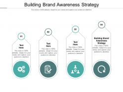 Building brand awareness strategy ppt powerpoint presentation gallery shapes cpb