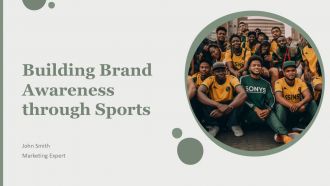 Building Brand Awareness Through Sports PPT Sample AT