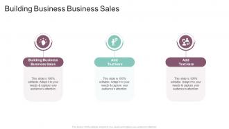 Building Business Business Sales In Powerpoint And Google Slides Cpb