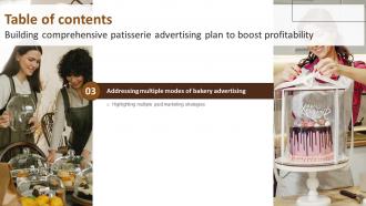 Building Comprehensive Patisserie Advertising Plan To Boost Profitability Complete Deck MKT CD V Downloadable Impressive