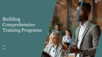 Building Comprehensive Training Programs PPT Designs AT