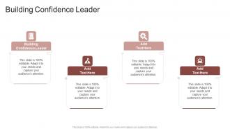 Building Confidence Leader In Powerpoint And Google Slides Cpb