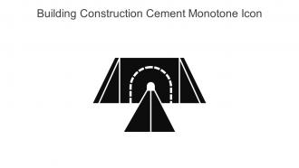 Building Construction Cement Monotone Icon In Powerpoint Pptx Png And Editable Eps Format