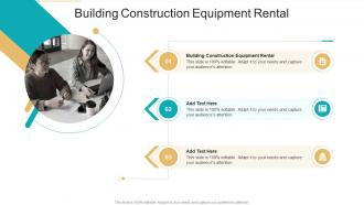 Building Construction Equipment Rental In Powerpoint And Google Slides Cpb