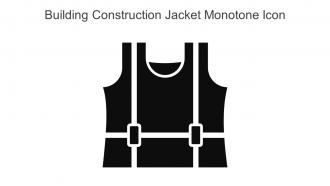 Building Construction Jacket Monotone Icon In Powerpoint Pptx Png And Editable Eps Format