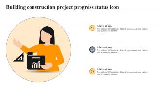 Building Construction Project Progress Status Icon