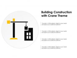 Building construction with crane theme