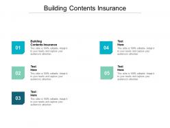 Building contents insurance ppt powerpoint presentation layouts information cpb