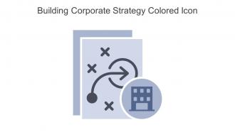 Building Corporate Strategy Colored Icon In Powerpoint Pptx Png And Editable Eps Format