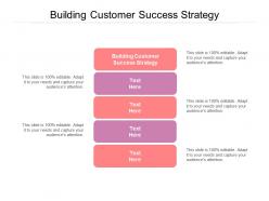 Building customer success strategy ppt powerpoint presentation model gallery cpb
