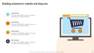 Building Ecommerce Website And Blog Icon