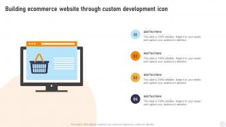 Building Ecommerce Website Through Custom Development Icon