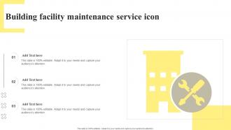 Building Facility Maintenance Service Icon