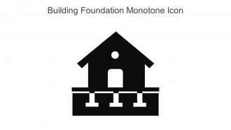 Building Foundation Monotone Icon In Powerpoint Pptx Png And Editable Eps Format