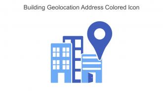 Building Geolocation Address Colored Icon In Powerpoint Pptx Png And Editable Eps Format