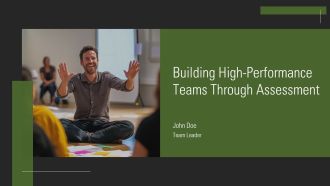 Building High Performance Teams Through Assessment PPT Mockup AT
