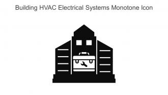 Building HVAC Electrical Systems Monotone Icon In Powerpoint Pptx Png And Editable Eps Format