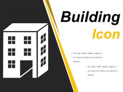 Building icons powerpoint slides