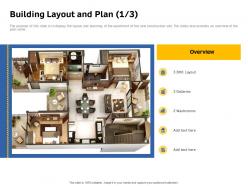 Building layout and plan galleries bhk powerpoint presentation outfit
