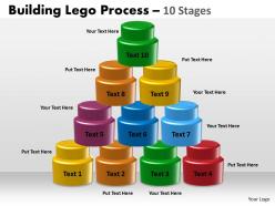 Building lego process 10 stages 45