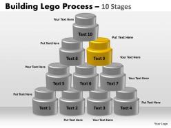 Building lego process 10 stages 45