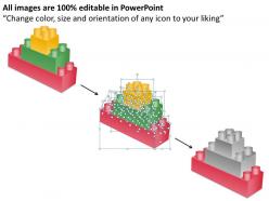 14343376 style variety 1 lego 3 piece powerpoint presentation diagram infographic slide