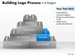 Building lego process 6 stages 1
