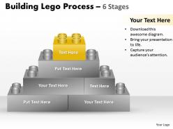 Building lego process 6 stages 1