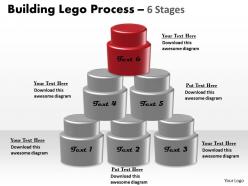 Building lego process 6 stages 3
