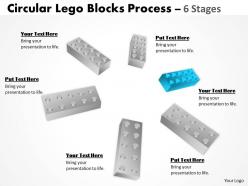 Building lego process 6 stages