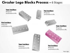 Building lego process 6 stages