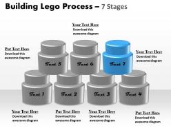 Building lego process 7 stages 9