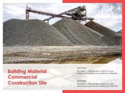 Building material commercial construction site