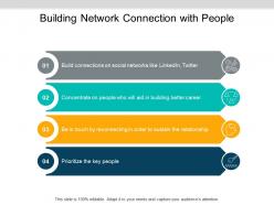 Building network connection with people