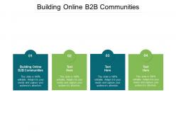 Building online b2b communities ppt powerpoint presentation pictures cpb
