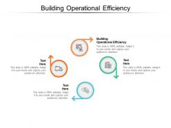 Building operational efficiency ppt powerpoint presentation infographics format ideas cpb