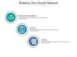 Building own social network ppt powerpoint presentation picture cpb