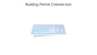 Building Permit Colored Icon In Powerpoint Pptx Png And Editable Eps Format