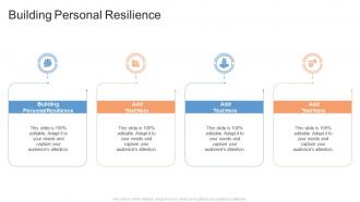 Building Personal Resilience In Powerpoint And Google Slides Cpb