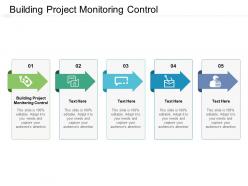 Building project monitoring control ppt powerpoint presentation infographics example cpb