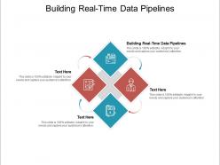 Building real time data pipelines ppt powerpoint presentation ideas inspiration cpb